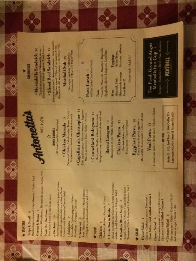 Antonetta’s Restaurant