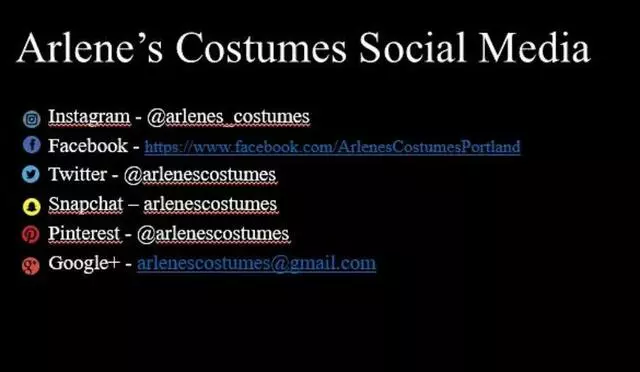 Arlene’s Costumes