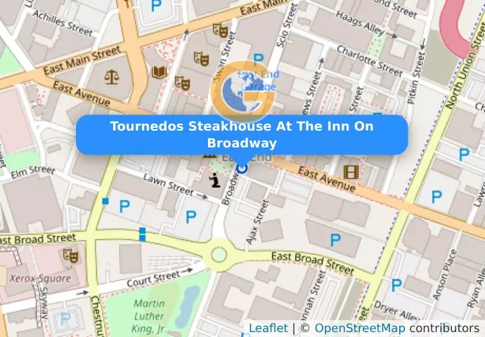 Tournedos Steakhouse At The Inn On Broadway